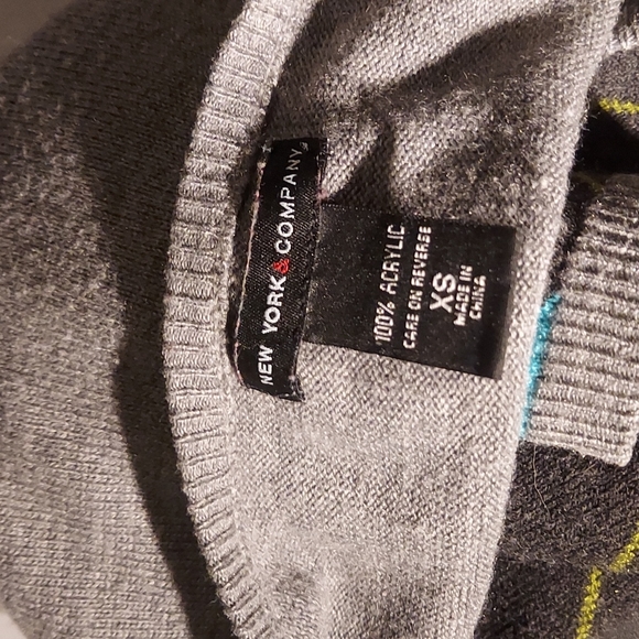 New York & Company Arygle Sweater - Picture 5 of 5